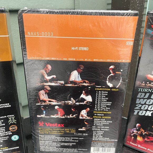 DJ Competition World Finals VHS Lot 3 Vestax Turntablist Extravaganza Tokyo - Picture 6 of 8